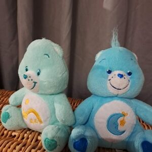 Care Bears Plush Duo - Light Blue and Aqua